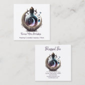 Magick Potion Fles Vierkante Visitekaartje (Voorkant / Achterkant)