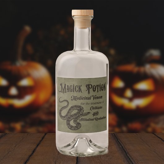 Magick Potion Likeurfles Etiket