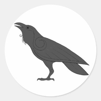 Magick - Raven Ronde Sticker