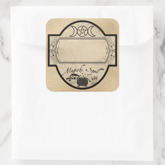 MAGICK SPELL ETIKET (Tas)
