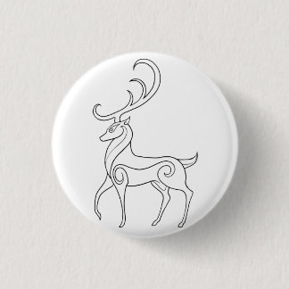 Magick - Stag Ronde Button 3,2 Cm