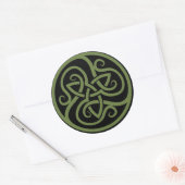 Magick - Triquetra Ronde Sticker (Envelop)