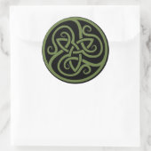 Magick - Triquetra Ronde Sticker (Tas)