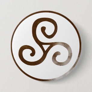 Magick - Trisaking Ronde Button 7,6 Cm