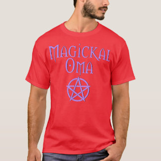 Magickal Oma Cheeky Witch Pagan Wiccan Moederdag T-shirt
