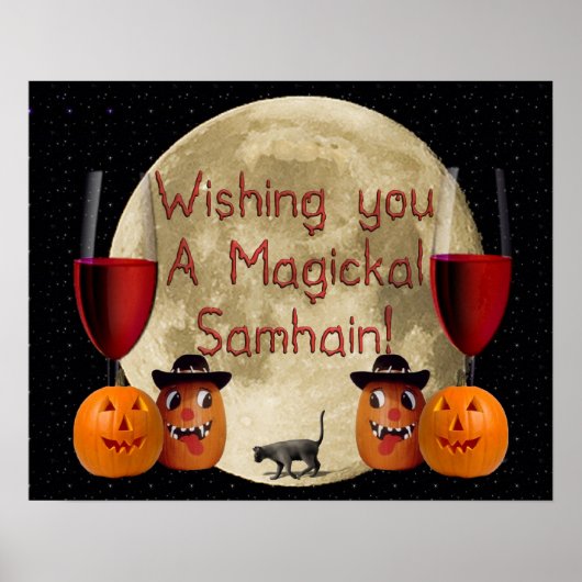 Magickal Samhain Poster (Voorkant)