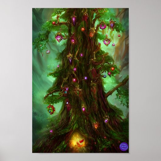 MAGICKE FOREST LIGHTS POSTER (Voorkant)