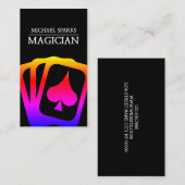 Magicus, casino, poker, dealer, entertainment, visitekaartje (Voorkant / Achterkant)
