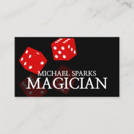 Magicus, casino, poker, dealer, entertainment, visitekaartje