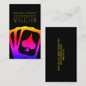 Magicus, casino, poker, dealer, entertainment, visitekaartje (Voorkant / Achterkant)