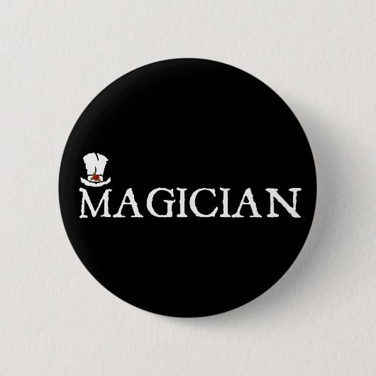 Magicus en Pet Ronde Button 5,7 Cm (Voorkant)