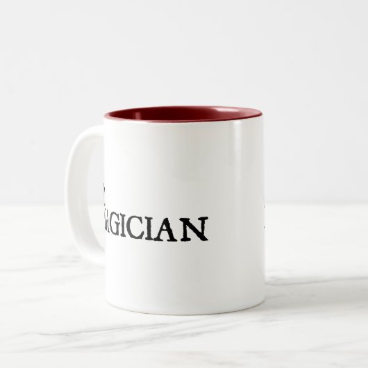 Magicus en Pet Tweekleurige Koffiemok (Voorkant links)