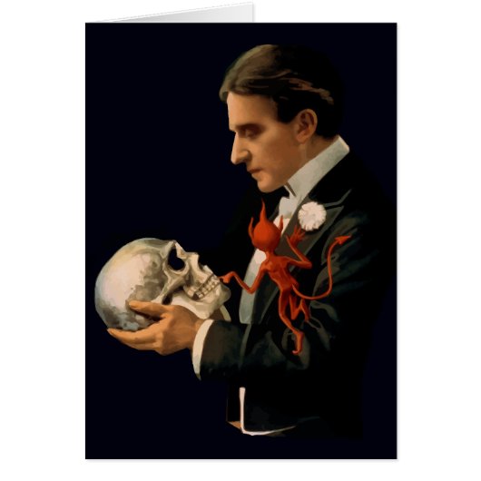  Magicus, Thurston Houdt een menselijke schedel va (Voorkant)