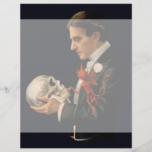 Magicus, Thurston Houdt een menselijke schedel va (Voorkant)