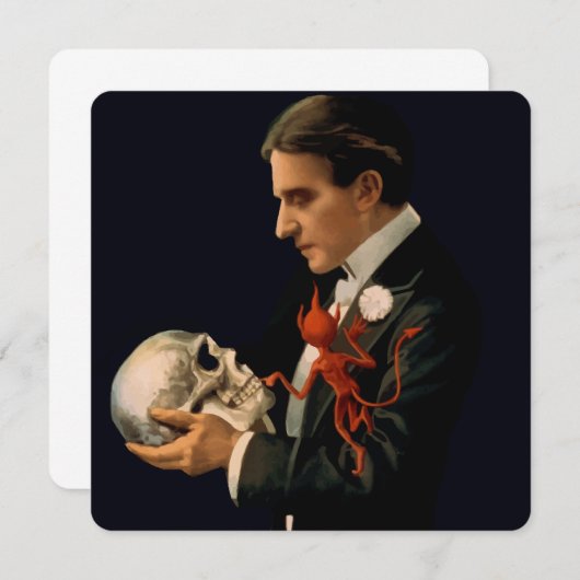 Magicus, Thurston Houdt een menselijke schedel va (Voorkant / Achterkant)