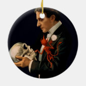 Magicus, Thurston Houdt een menselijke schedel va Keramisch Ornament (Achterkant)