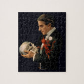 Magicus, Thurston Houdt een menselijke schedel va Legpuzzel (Verticaal)