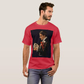 Magicus, Thurston Houdt een menselijke schedel va T-shirt (Voorkant volledig)