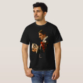  Magicus, Thurston Houdt een menselijke schedel va T-shirt (Voorkant volledig)