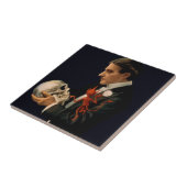 Magicus, Thurston Houdt een menselijke schedel va Tegeltje (Zijkant)