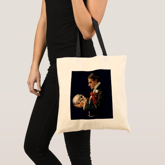 Magicus, Thurston Houdt een menselijke schedel va Tote Bag (Voorkant (product))
