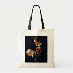  Magicus, Thurston Houdt een menselijke schedel va Tote Bag
