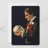 Magicus Thurston & Human Skull Halloween Kaart (Voorkant)