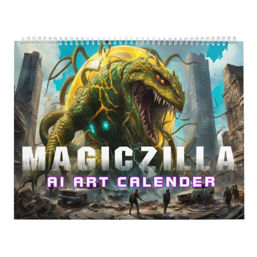 Magiczilla AI Kunst Kalender (Hoes)