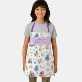 Magie bakken met eenhoorns en kastelen schort (Insitu)