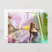 magie Briefkaart van de fee tuin (Voorkant / Achterkant)