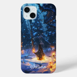 Magie der Rauhnächte Feuer iPhone 15 Mini Hoesje