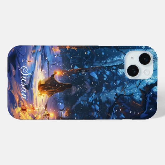 Magie der Rauhnächte Feuer Case-Mate iPhone Case (Achterkant (horizontaal))