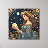 Magie en fee - Tarot Canvas Afdruk (Voorkant)