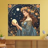 Magie en fee - Tarot Canvas Afdruk (Insitu (Woonkamer))