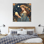 Magie en fee - Tarot Canvas Afdruk (Insitu (Slaapkamer))