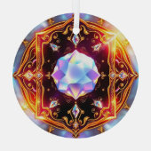 Magie glas ornament (Achterkant)