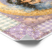 Magie groeit hier Betoverde sprookjestuin pastel Poster (Hoek)