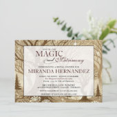 Magie & Huwelijk Douche Uitnodiging (Staand voorkant)