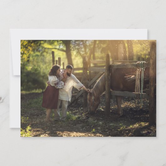 Magie & Huwelijk Douche Uitnodiging (Achterkant)