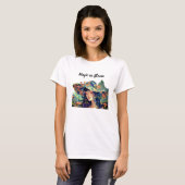 Magie in Bloei Dames T-Shirt (Voorkant volledig)