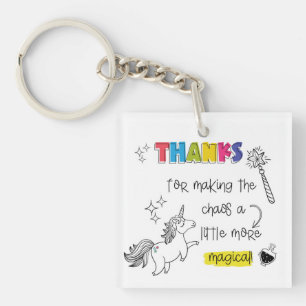 Magie in de chaos SEND leerkracht Cadeau Sleutelhanger