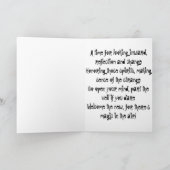 Magie in de lucht feestdagen kaart (Binnen)