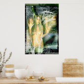 Magie in de Making door Gregory Gallo Poster (Keuken)