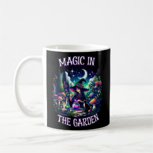 Magie in de tuin heks Halloween Shirt Koffiemok