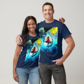 Magie in een druppel water t-shirt (Unisex)