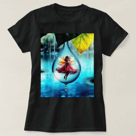 Magie in een druppel water t-shirt (Design voorkant)