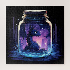 Magie in een pot - Schattige Dragon Legpuzzel