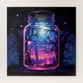 Magie in een pot - Spooky Forest Puzzle Legpuzzel