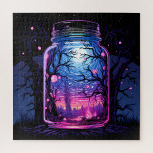 Magie in een pot - Spooky Forest Puzzle Legpuzzel