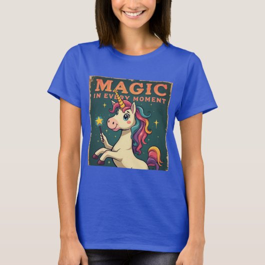 Magie in elk moment - Inspirerend T-shirt (Voorkant)